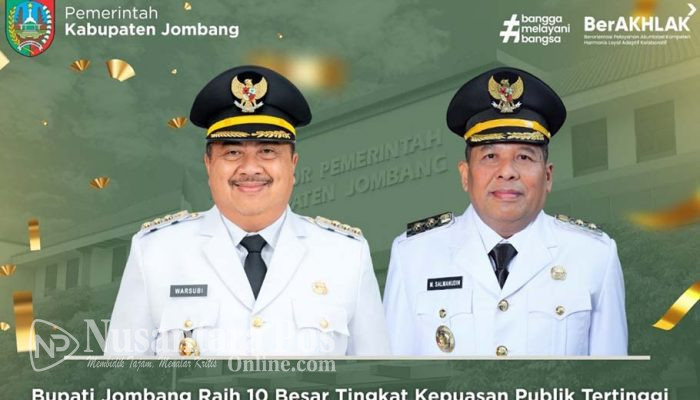 Kinerja Bupati Jombang Sektor Pengembangan Ekonomi Kreatif & UMKM Terbaik Ke 3 se-Jatim