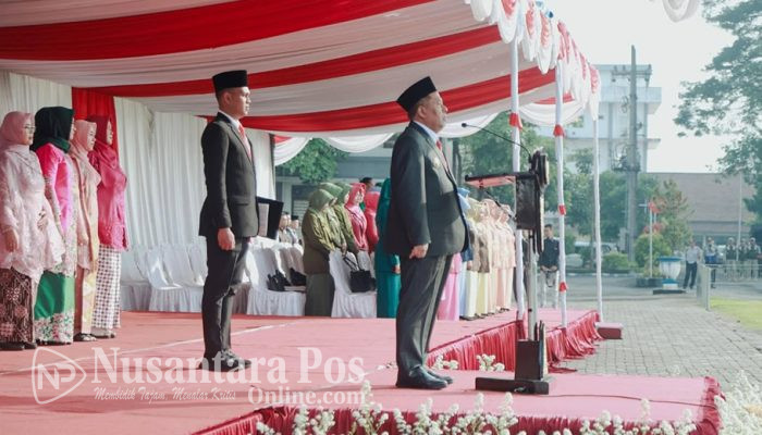 Pimpin Upacara Harkitnas ke 117, Wabup Jombang Sampaikan Pesan Kebangkitan Nasional