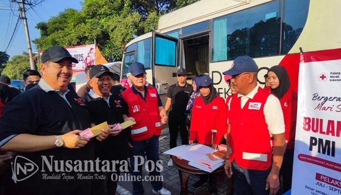 Bupati Warsubi Dukung PMI Jombang Gelar Donor Darah dan Luncurkan Bulan Dana Kemanusiaan