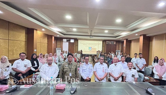Dinas PUPR Jombang Gelar Pelatihan Peningkatan Kompetensi Bidang Jasa Konstruksi II