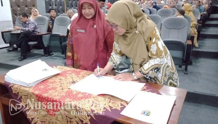 Disdikbud Jombang Gelar Sertijab 91 Kepala TK Negeri, SDN, dan SMPN