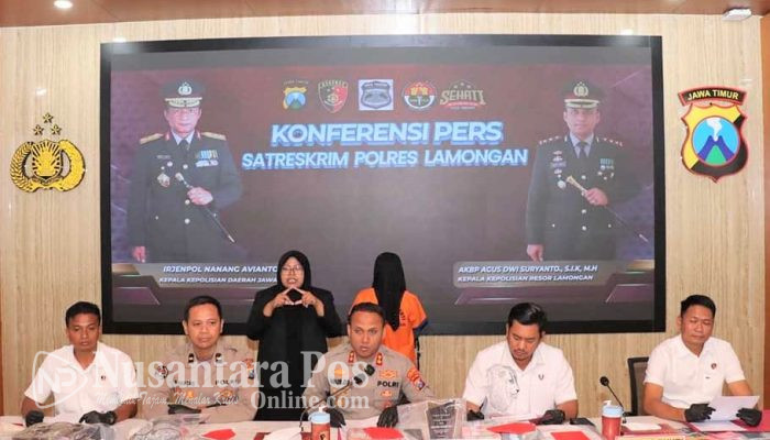 Polres Lamongan Ungkap Kasus Arisan Bodong Pelaku Ditangkap Saat Hendak Kabur ke Malaysia