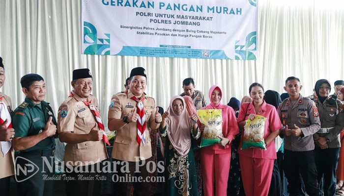 Polres Jombang Gelar Bazar Gerakan Pangan Murah