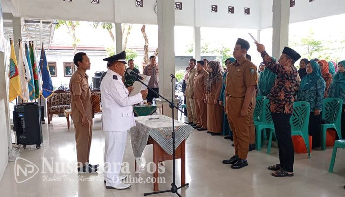 Kades Kabuh Jombang Lantik Kepala Dusun Kowang
