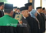 Bupati Warsubi Lantik 25 Pejabat Manajerial Lingkup Pemkab Jombang