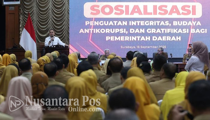 Pemkot Surabaya Gandeng KPK Perkuat Integritas dan Budaya Antikorupsi Bagi ASN
