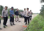 Wakapolres Muara Enim Tinjau Tahan Hibah Untuk Polsubsektor Muara Belida