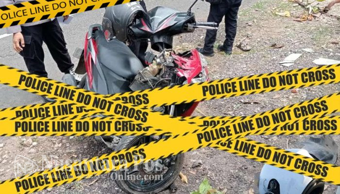 Pemotor di Bantul Tewas Usai Tabrak Spanduk di Jalan Imogiri Barat Sewon