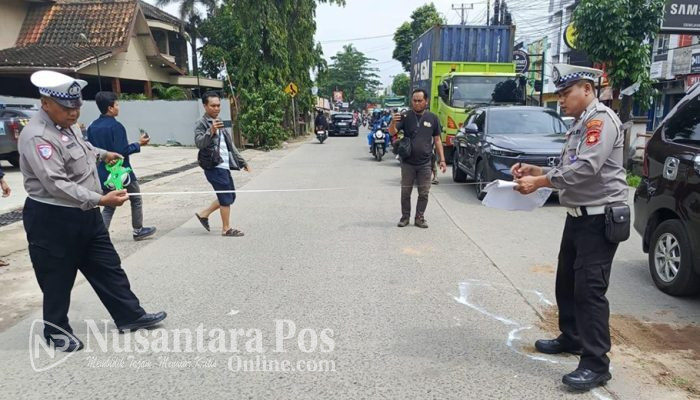 Gagal Nyalip, Pemotor Tewas Terlindas Bus Pariwisata di Bukit Sangkal Palembang