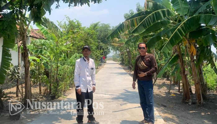 Pemdes Kedungbetik Jombang Bangun Jalan Rabat Beton di Dua Dusun