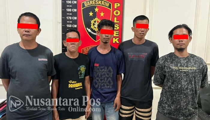 Polisi Ringkus Lima Pemalak Sopir di Jalinsumteng Muara Enim