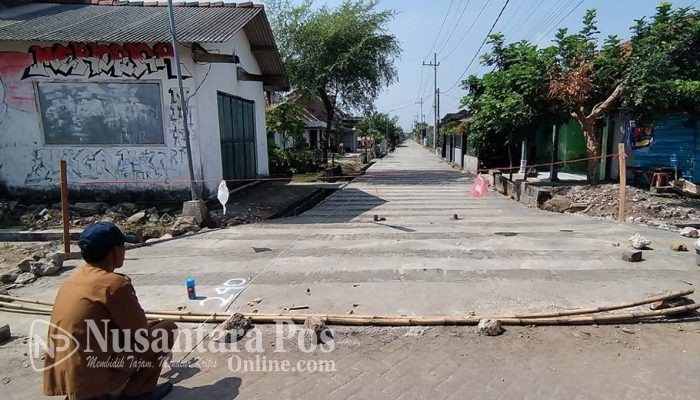 Pemdes Watudakon Jombang Bangun Jalan Rabat Beton 238 Meter dari Dana Desa 2025