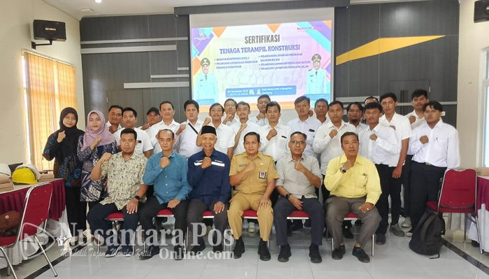 Dinas PUPR Jombang Gelar Kegiatan Sertifikasi Tenaga Terampil Konstruksi 2025