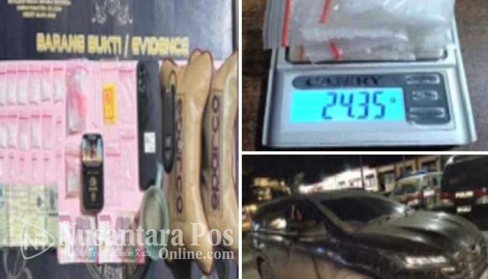 Pelres Muara Enim Ringkus Pengedar Sabu di Jalan Servo Muara Gula Lama