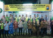 Pastikan Perayaan Natal Aman, Kapolres Jombang Kunjungi Gereja dan Pos Pengamanan