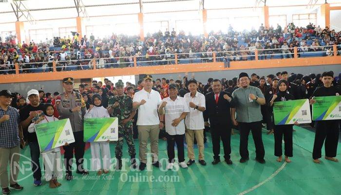 1.235 Pelajar Ikuti Kejuaraan Pencak Silat Championship II Piala Bupati Jombang