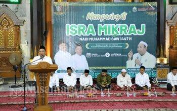 Acara-pengajian-umum-meperingati-Isra-Mi’raj-Muhammad-SAW-di-Jombang