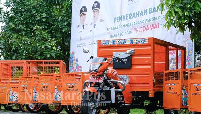 Perkuat Pengelolaan Sampah dari Hulu, Pemkot Magelang Serahkan Bantuan Sarpras