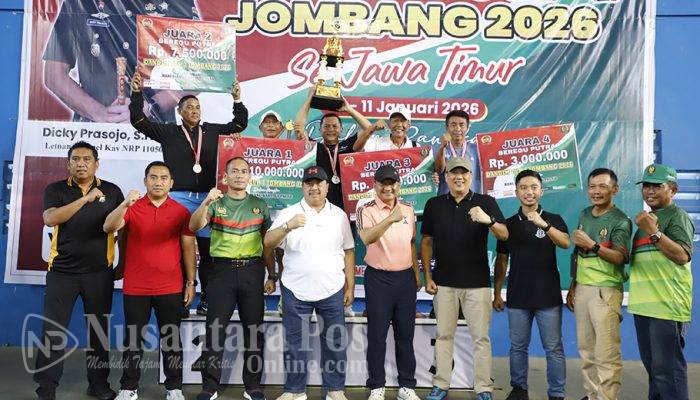 Turnamen Tenis Lapangan di Jombang Piala Dandim Cup I Tahun 2026 Resmi Ditutup