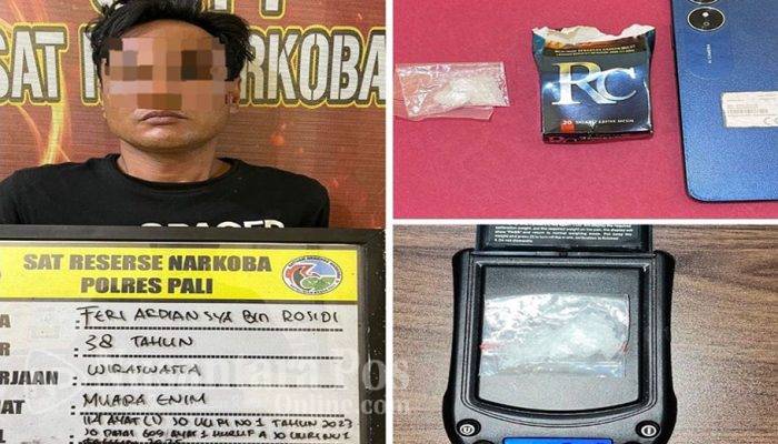 Kedapatan Bawa Sabu, Warga Muara Enim Diringkus Polres Pali