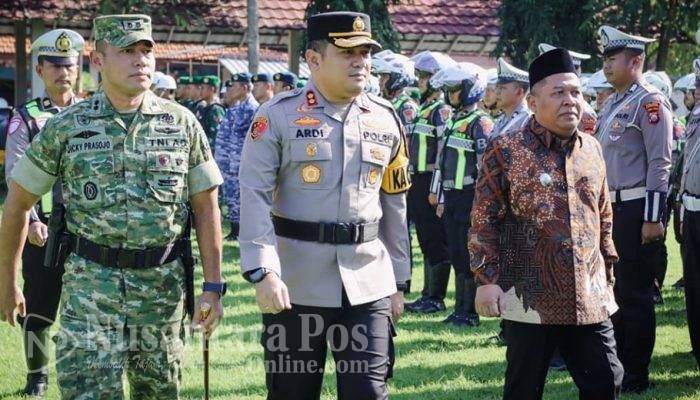 Apel Gelar Pasukan Operasi Ketupat Semeru 2026 : Polres Jombang Siap Amankan Idul Fitri 1447 H/2026 M