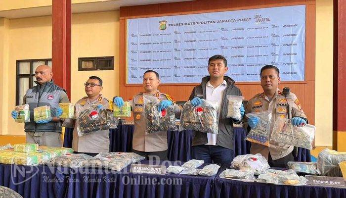Polres Metro Jakpus Ungkap Dua Kasus Narkoba Jaringan Lintas Daerah