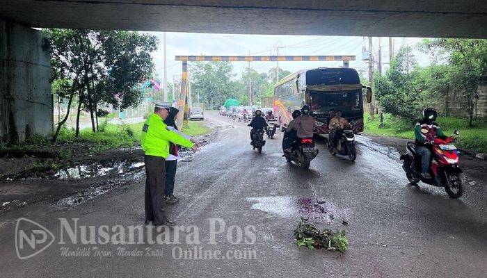 Gagal Nyalip, Pemotor Tewas Dilindas Bus di Jalansum Muara Enim, Sopir Bus Kabur