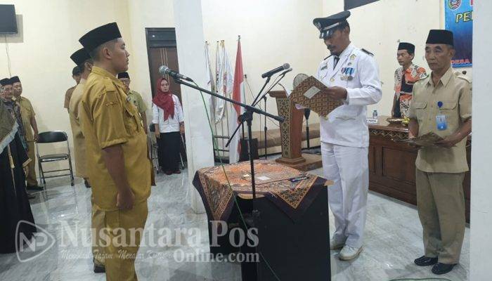 Pelantikan Perangkat Desa Peterongan Jombang : Penguatan Struktur Pemdes