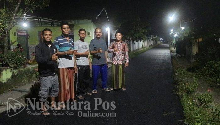 Pembangunan Jalan Hotmix di Gumulan Jombang : Tingkatkan Akses dan Kenyamanan Warga
