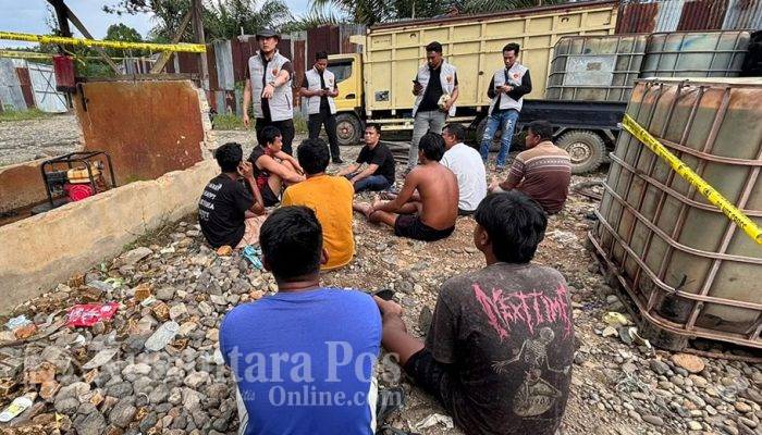 Polisi Gerebek Gudang BBM Ilegal di Musi Rawas, 12 Orang Ditangkap