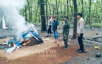 Polisi Sikat Arena Judi Sabung Ayam Banjardowo Jombang