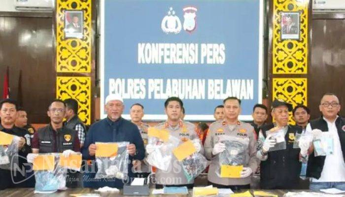 Dalam 4 Bulan, Polres Belawan Uangkap 320 Kasus Narkoba Hingga Kejahatan Jalanan