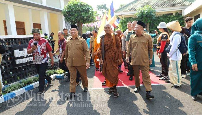 57 Bhikkhu ASEAN Tiba di Jombang, Bawa Pesan Perdamaian dan Toleransi