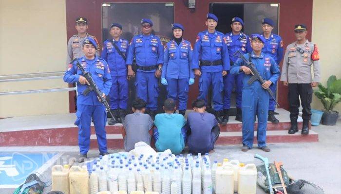 Tangkap Ikan Pakai Bahan Peledak, 3 Nelayan di Sumbawa Ditangkap