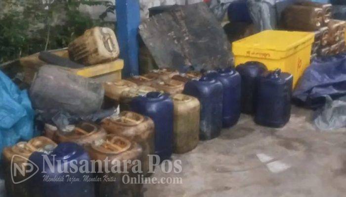Polisi Gerebek Rumah Penimbun BBM Bersubsidi di Kota Bengkulu