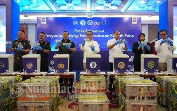BI Musnahkan Ratusan Ribu Lembar Uang Rupiah Palsu