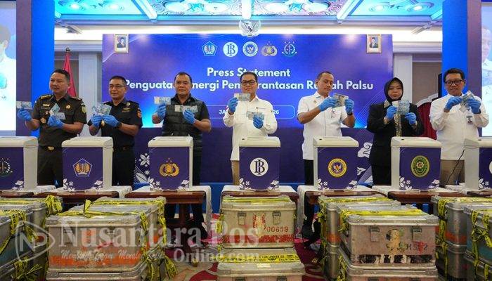 BI Musnahkan Ratusan Ribu Lembar Uang Rupiah Palsu