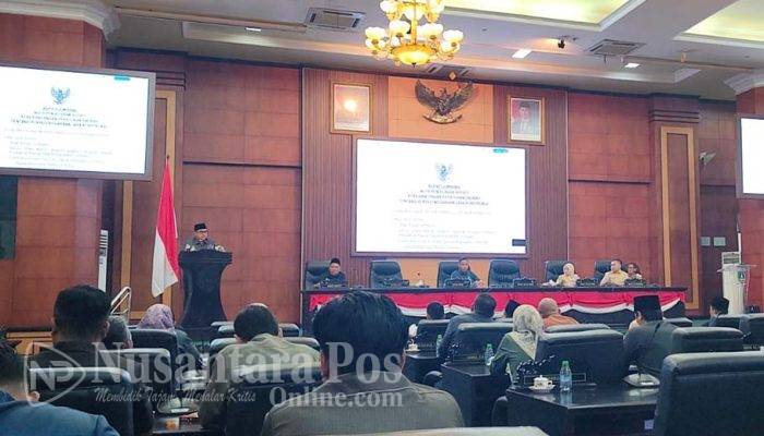 DPRD Jombang Gelar Paripurna Bahas Raperda Penyelenggaraan Jasa Konstruksi