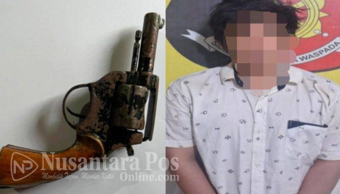 Bawa Senpira Rakitan, Warga Ujan Mas Muara Enim Diringkus Polisi
