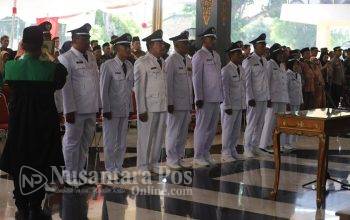 Bupati Jombang Lantik 10 Kepala Desa Antar Waktu