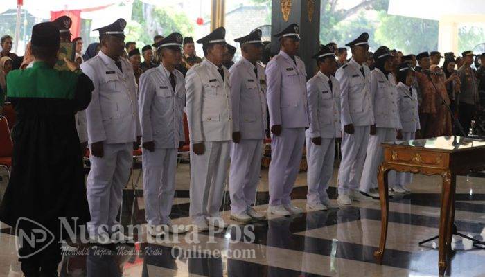 Bupati Jombang Lantik 10 Kepala Desa Antar Waktu