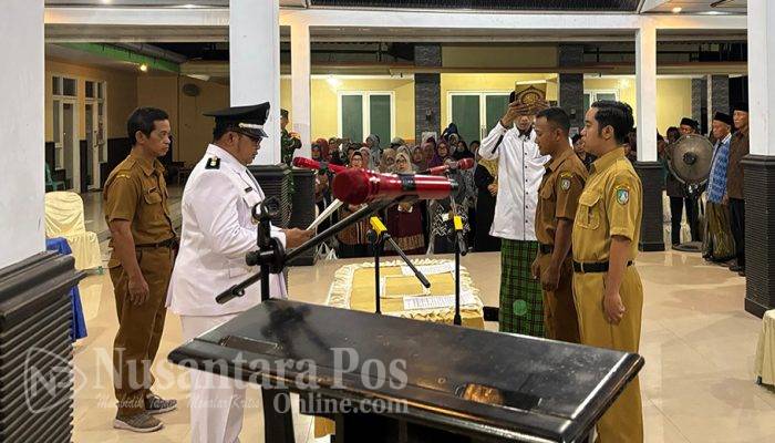 Kades Kalikejambon Jombang Lantik Kaur Perencanaan dan Kepala Kewilayahan