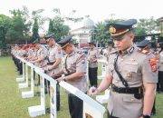 Kapolres Jombang Pimpin Sertijab Kasat Reskrim dan Sejumlah Kapolsek Jajaran
