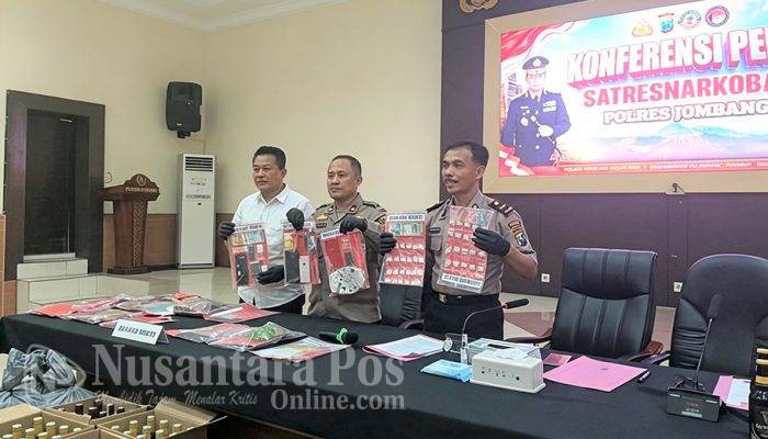 Polres Jombang Ungkap 80 Kasus Narkoba dan Amankan 113 Tersangka