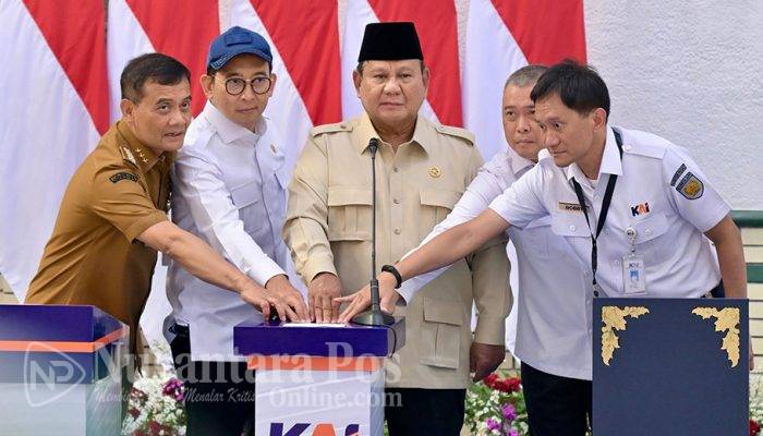Prabowo Resmikan Revitalisasi Stasiun Semarang Tawang