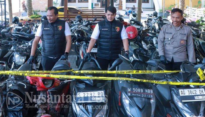Polisi Tangkap Empat Komplotan Curanmor di Jombang