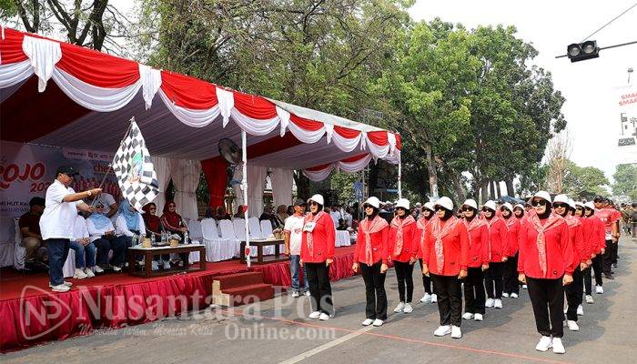 Semarak HUT RI ke-81: 162 Regu dan Peserta Beradu Kompak di Gerak Jalan ROJO Jombang 2026