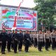 Polres Jombang dan BKO Polda Jatim Gelar Apel Pasukan Pengamanan Muktamar NU ke-35