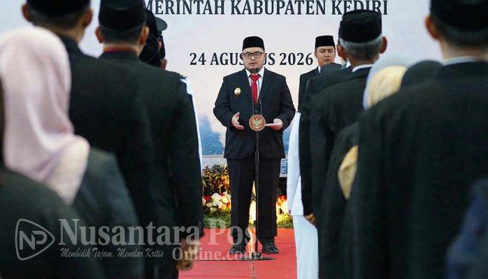 Isi Jabatan Kosong, Bupati Kediri Lantik 121 Pejabat Baru