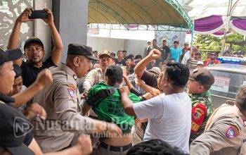 Dua Pria di Jombang Babak Belur Dihajar Massa Gegara Mencopet di Acara Sedekah Desa
